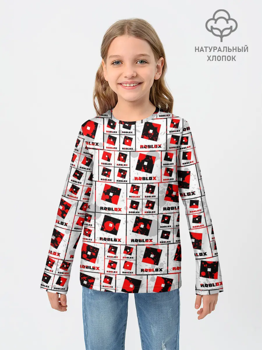 Детский лонгслив / ROBLOX