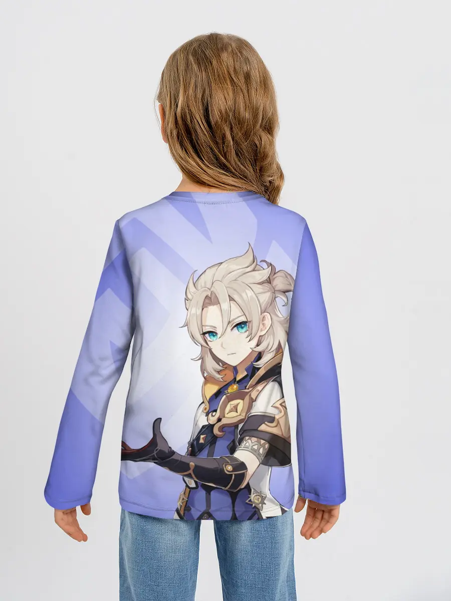 Детский лонгслив / GENSHIN IMPACT, АЛЬБЕДО