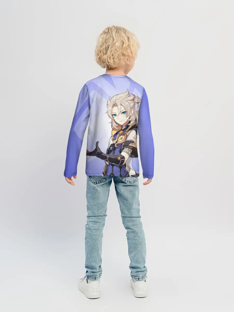 Детский лонгслив / GENSHIN IMPACT, АЛЬБЕДО