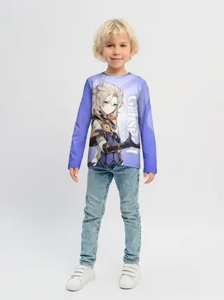Детский лонгслив / GENSHIN IMPACT, АЛЬБЕДО
