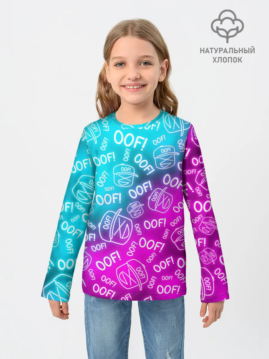 Детский лонгслив / OOF ROBLOX