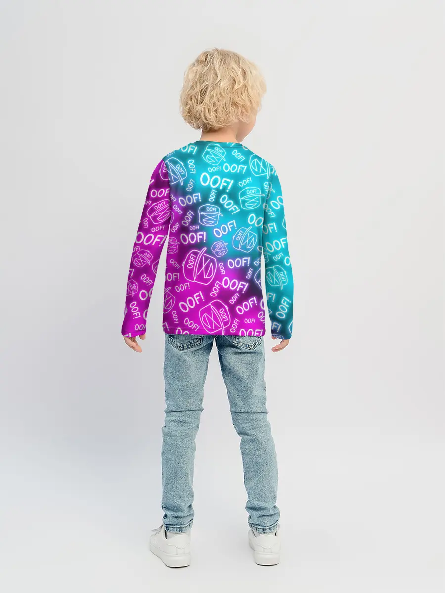Детский лонгслив / OOF ROBLOX
