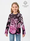 Детский лонгслив / РОЗЫ | ROSES | БАБОЧКИ