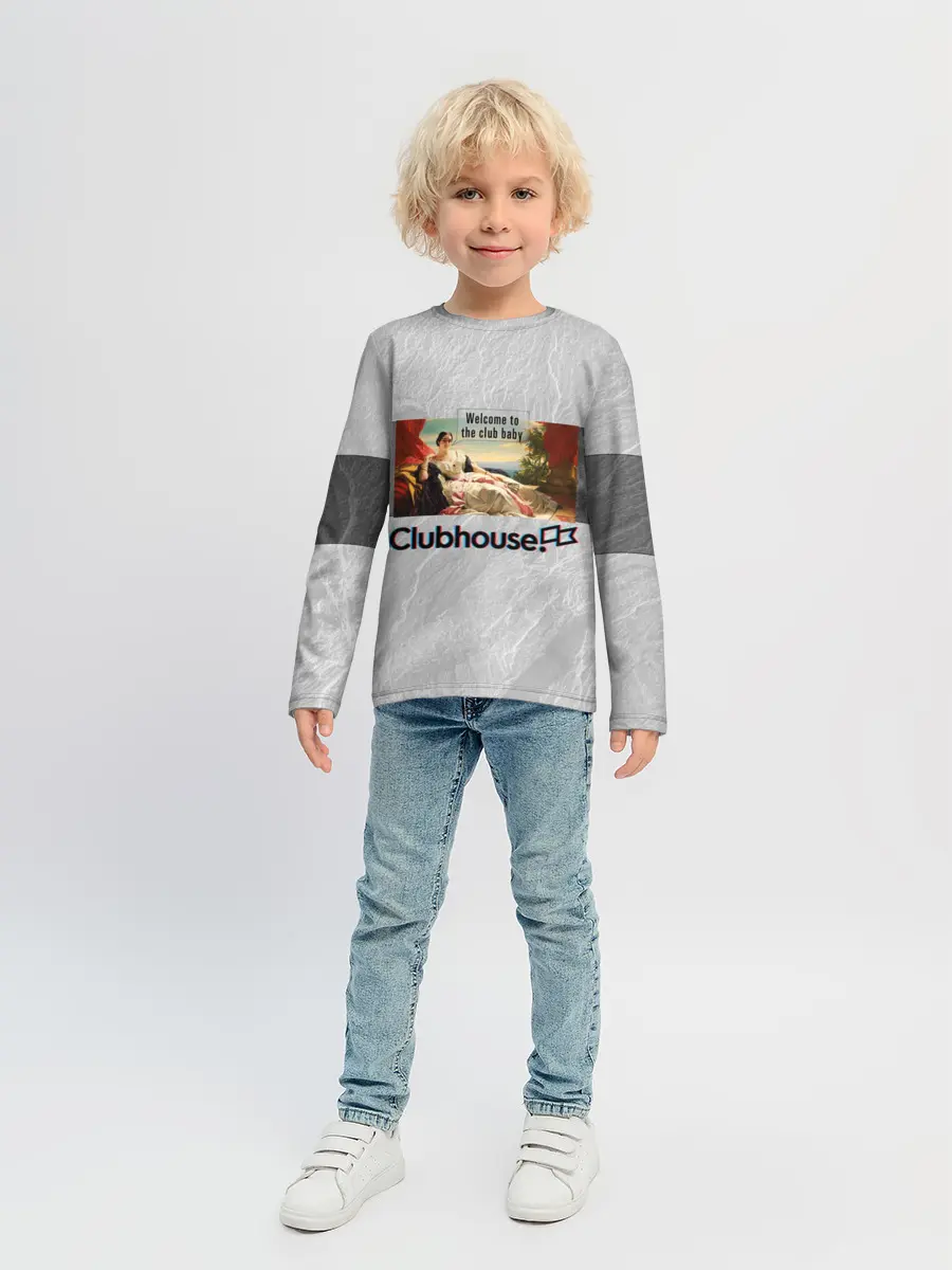 Детский лонгслив / Clubhouse Welcome | Клабхаус