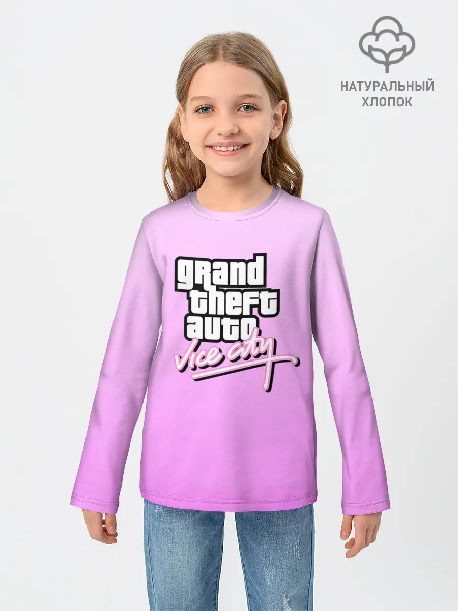 Детский лонгслив / Grand Theft Auto vice city