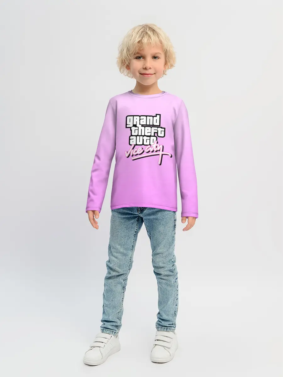 Детский лонгслив / Grand Theft Auto vice city
