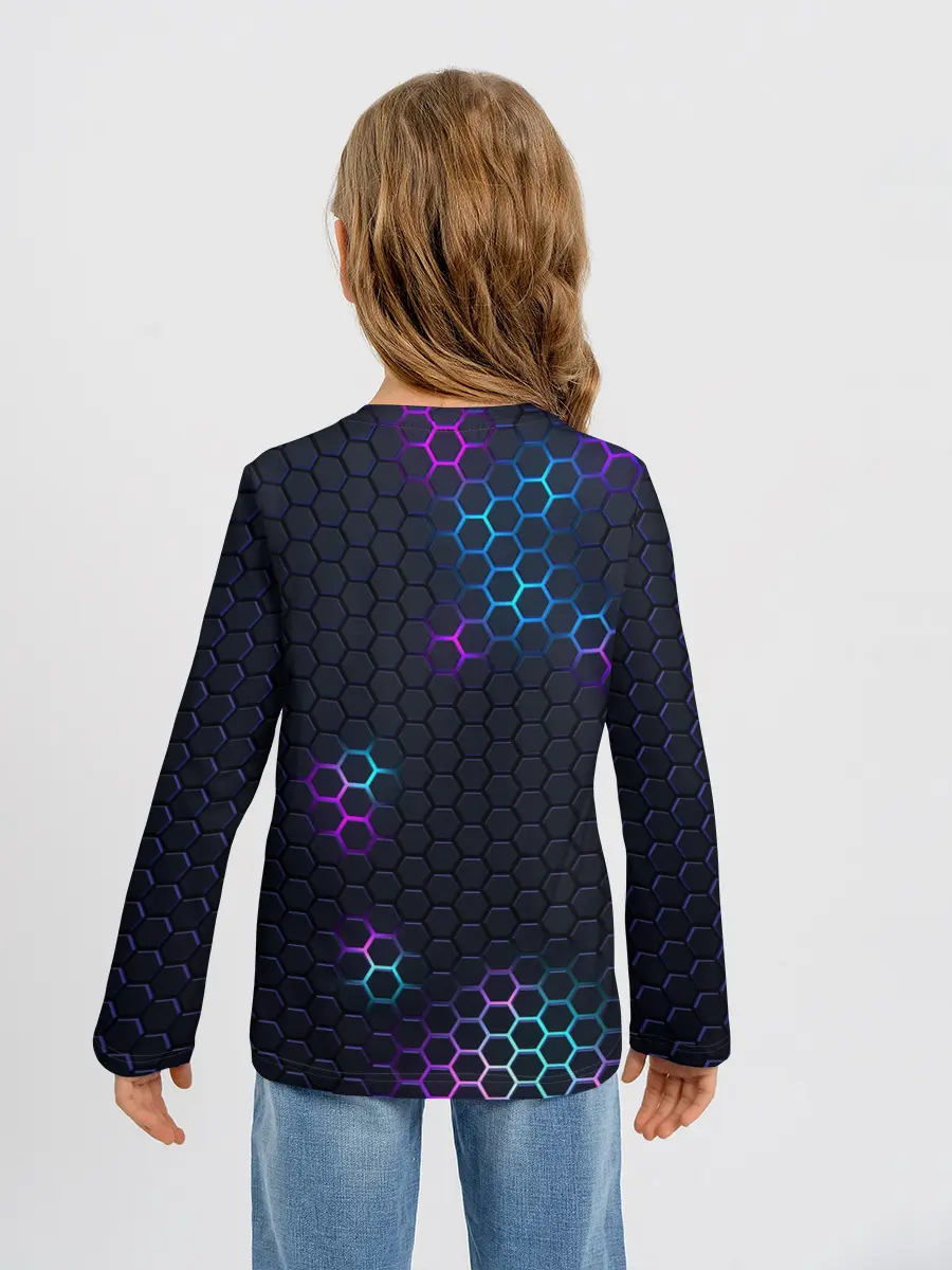 Детский лонгслив / НЕОНОВАЯ БРОНЯ | НЕО БРОНЯ