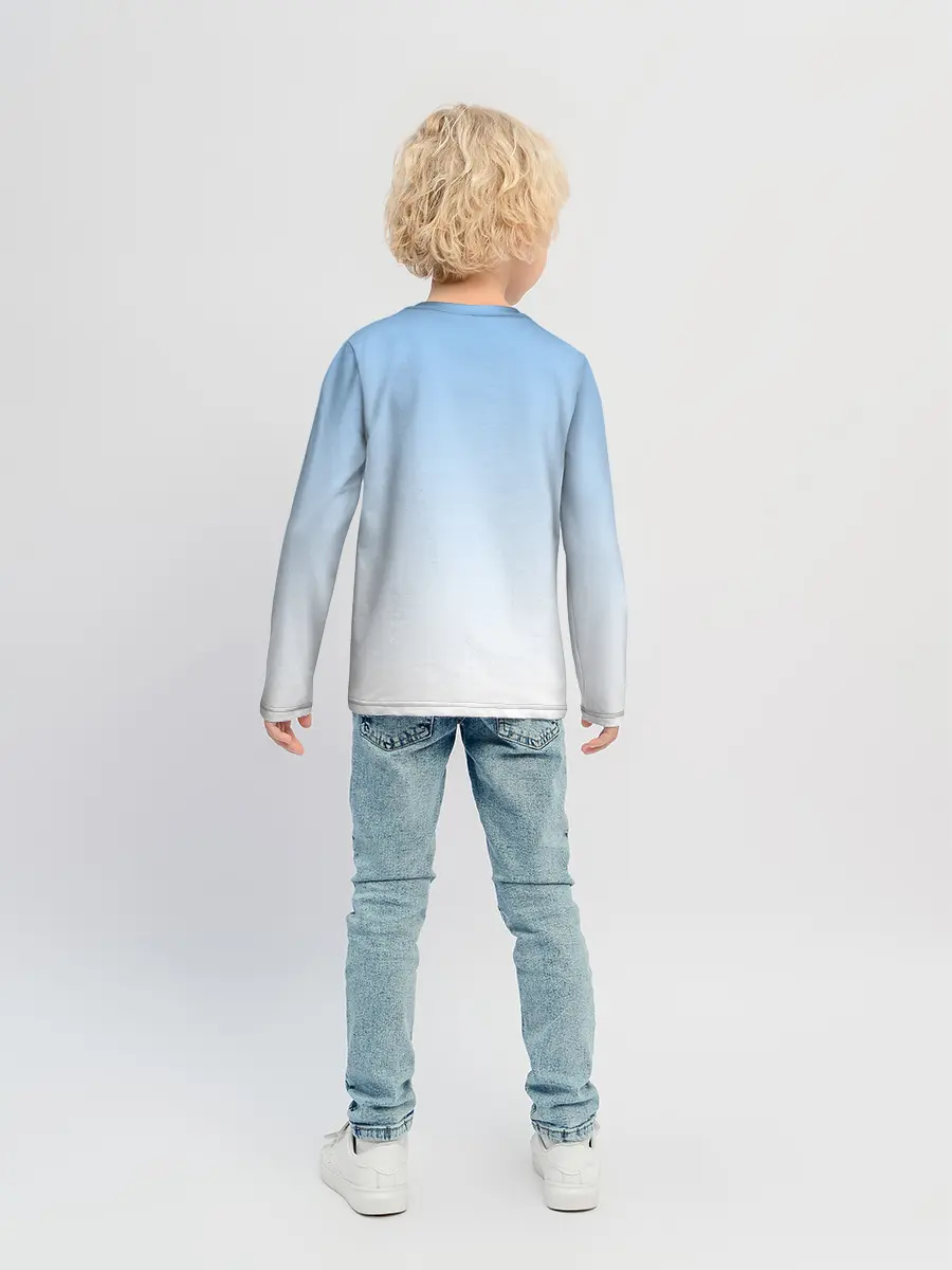 Детский лонгслив / собака в очках