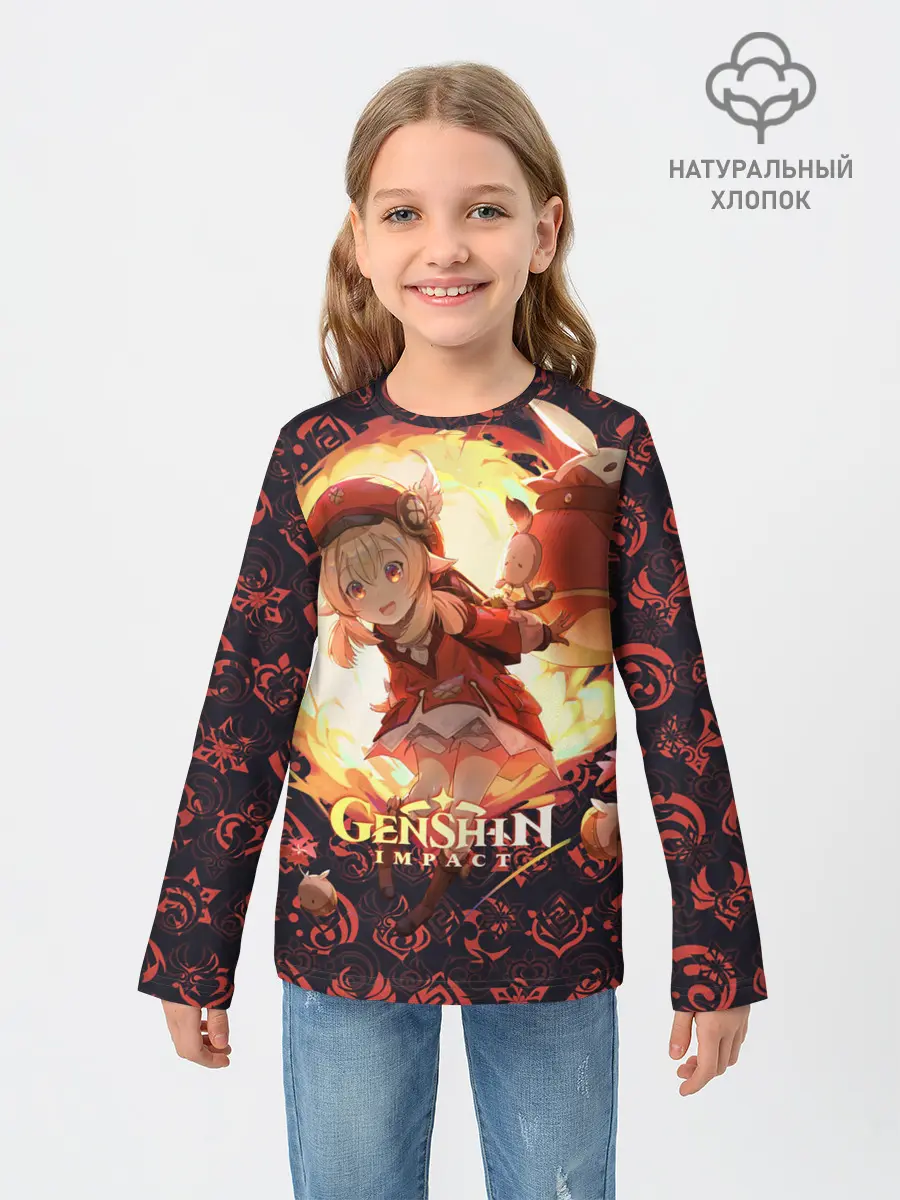 Детский лонгслив / Genshin Impact