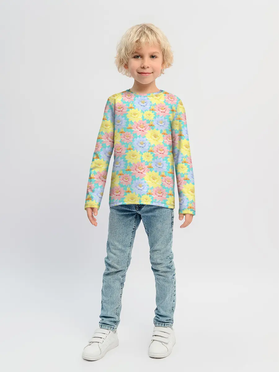 Детский лонгслив / Йога