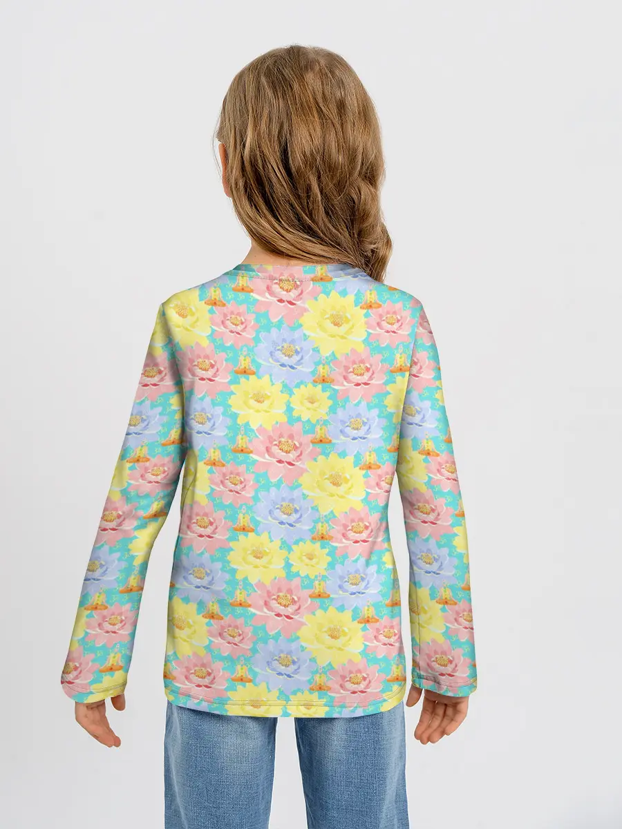 Детский лонгслив / Йога