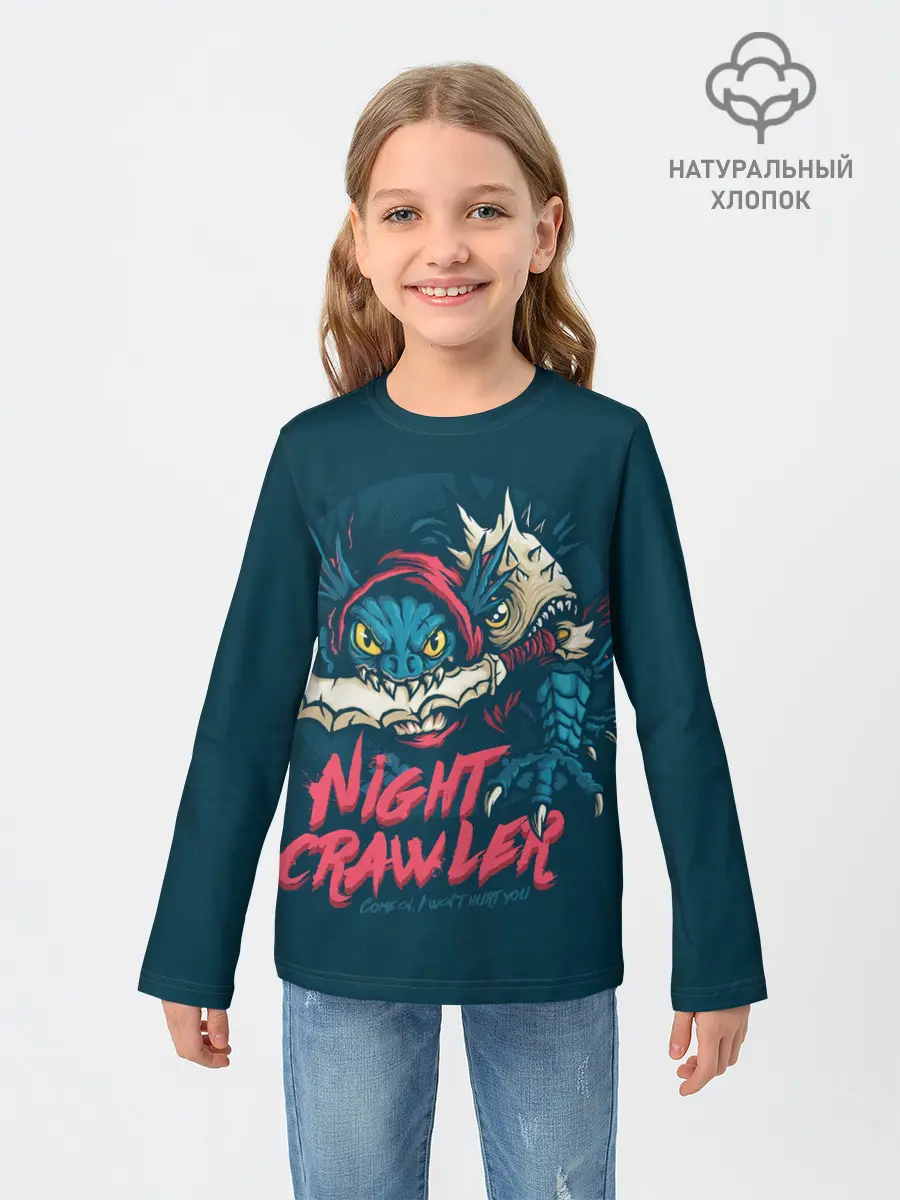 Детский лонгслив / Night Crawler | Dota 2