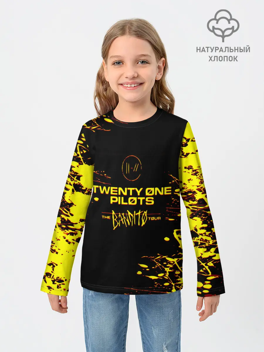 Детский лонгслив / TWENTY ONE PILOTS TOP.