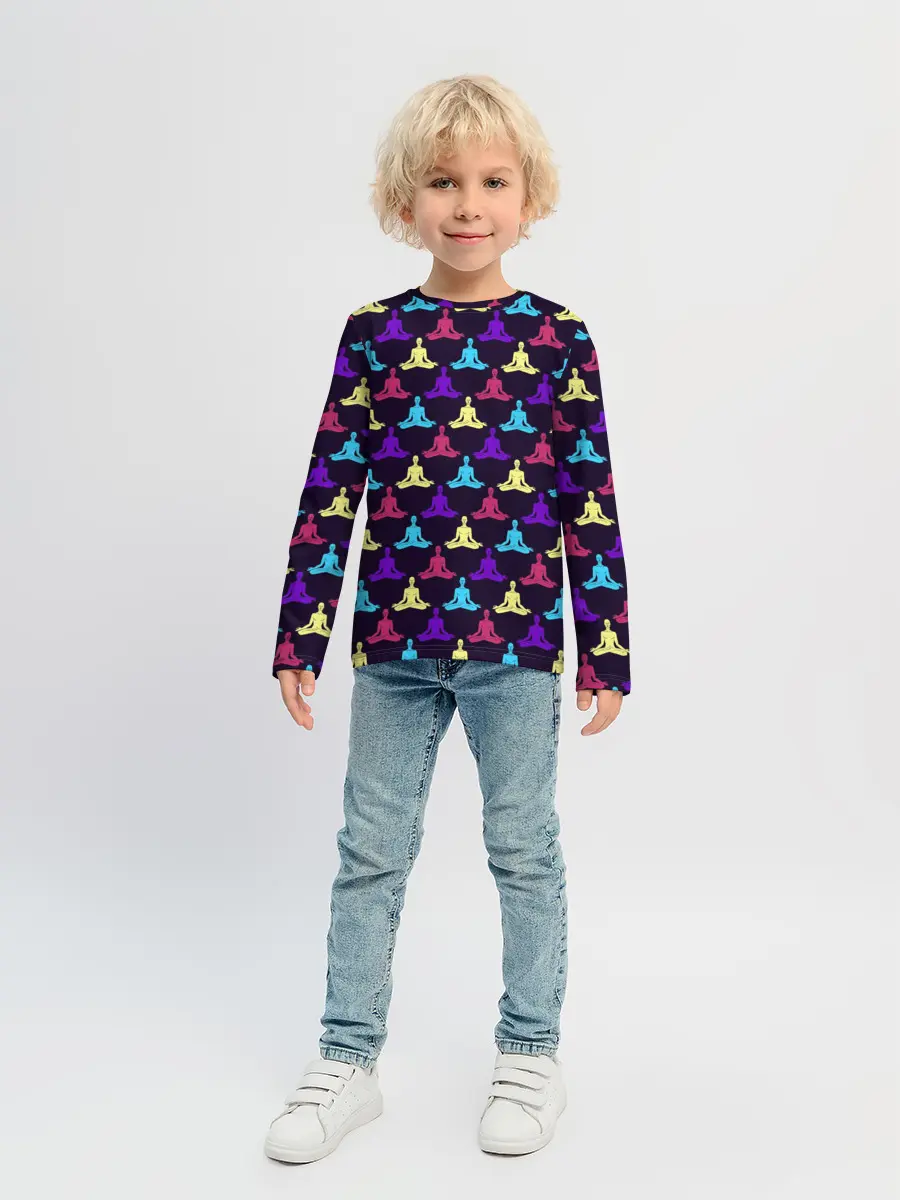 Детский лонгслив / Йога