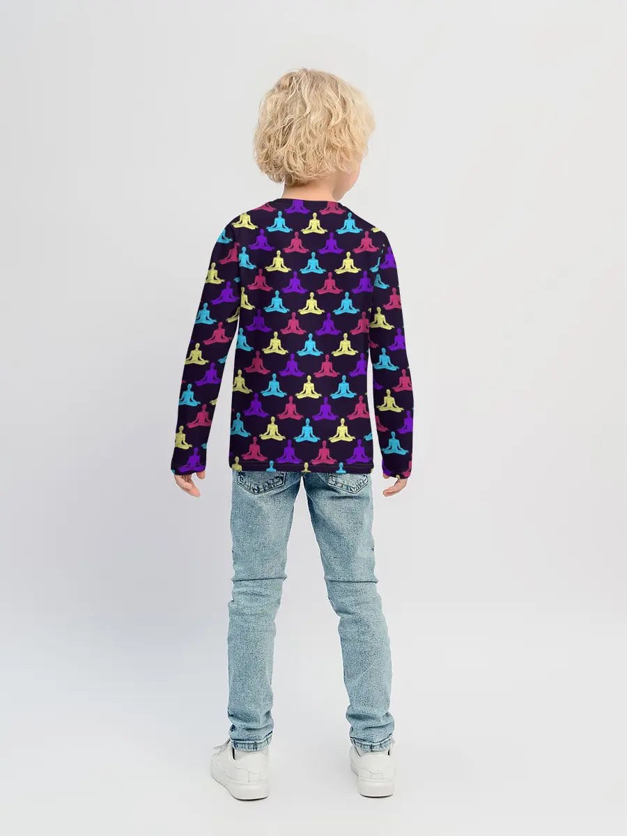 Детский лонгслив / Йога