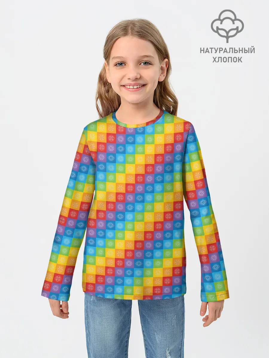 Детский лонгслив / Чакры