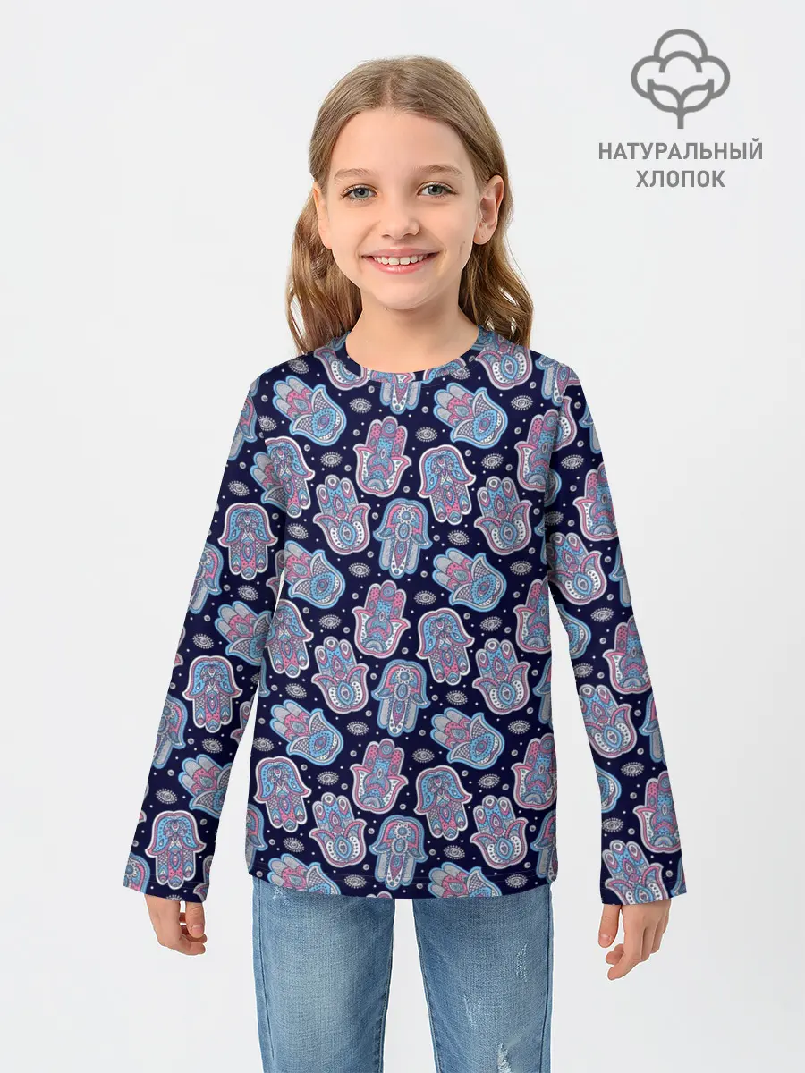 Детский лонгслив / Хамса