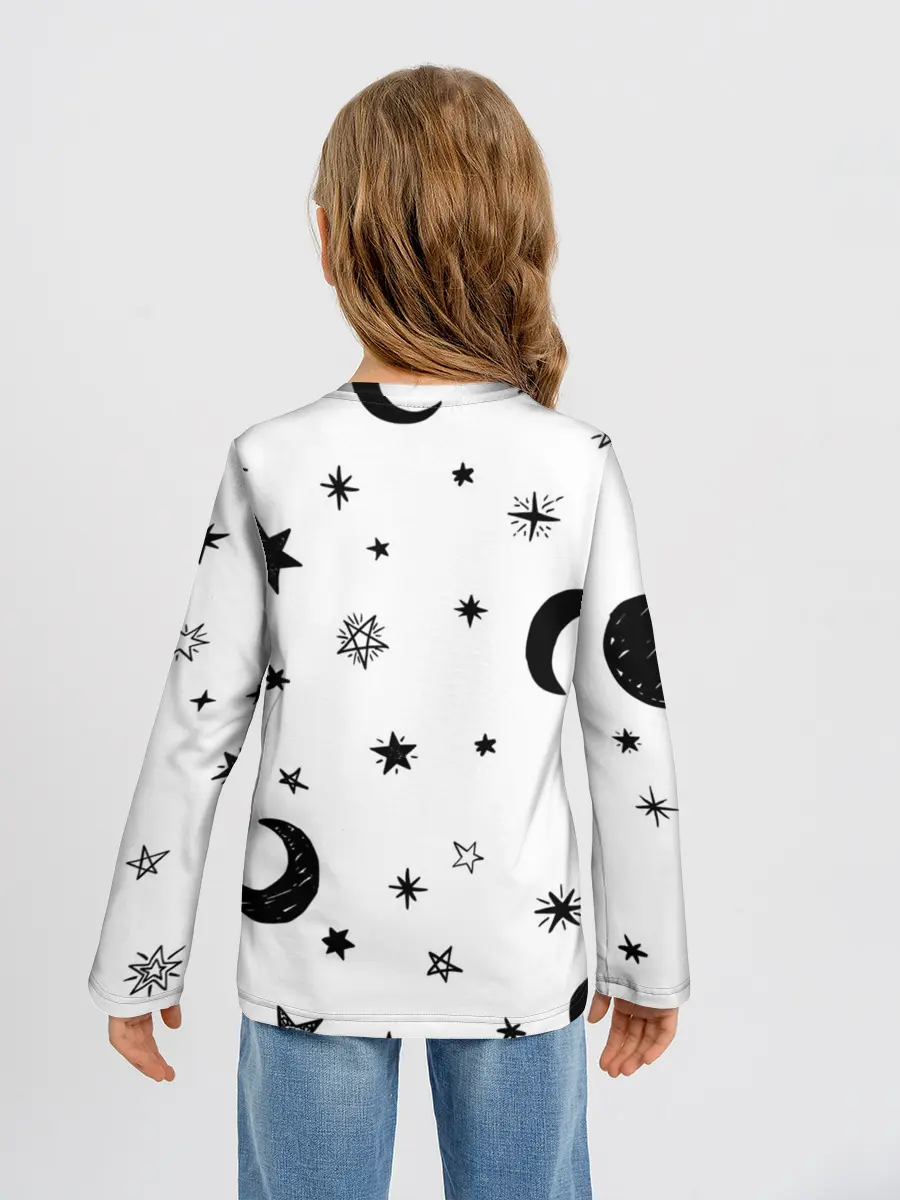Детский лонгслив / Звездное небо