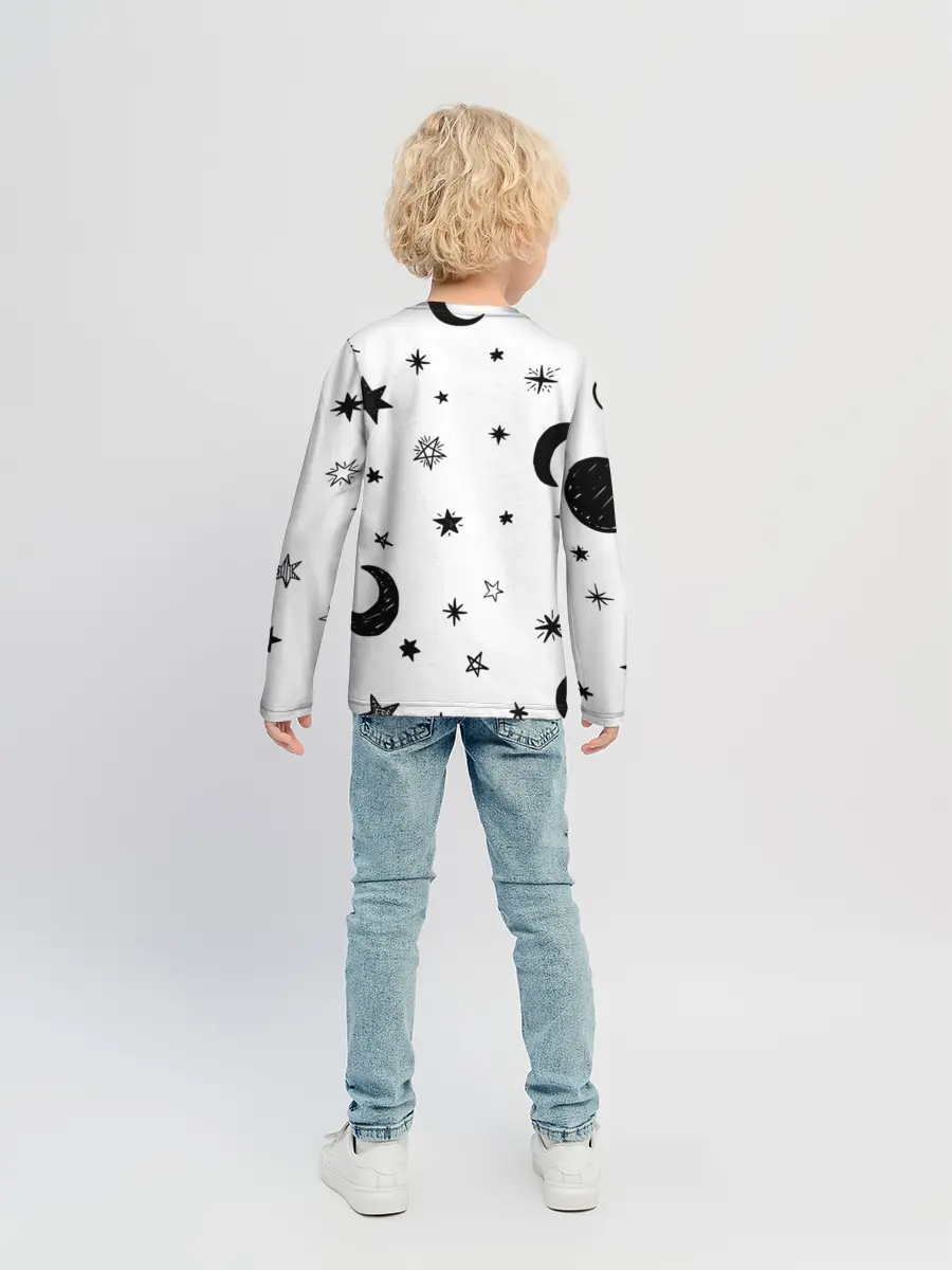 Детский лонгслив / Звездное небо