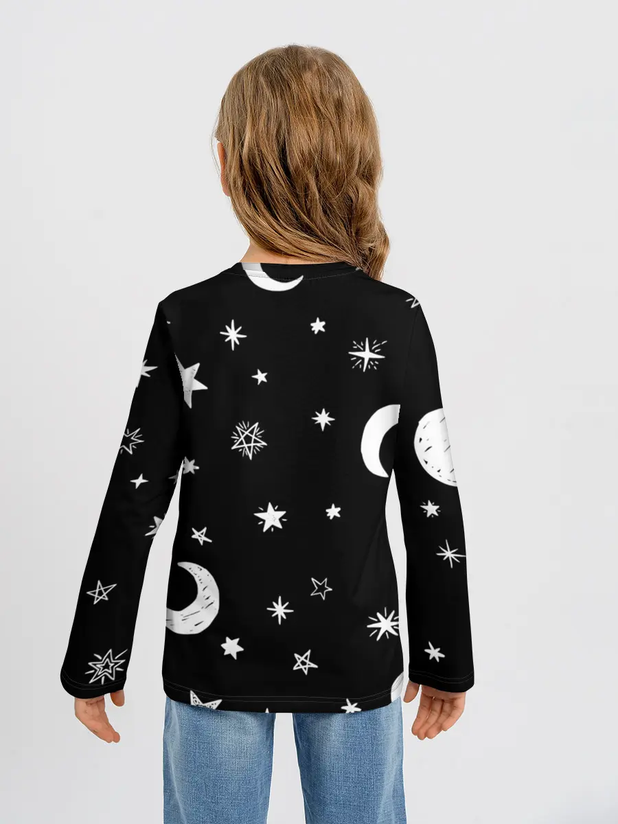 Детский лонгслив / Звездное небо