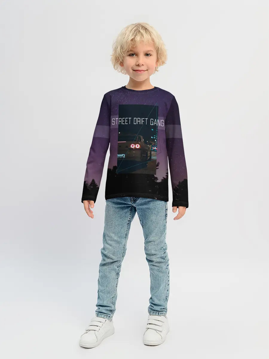 Детский лонгслив / Street Drift Gang | Дрифт