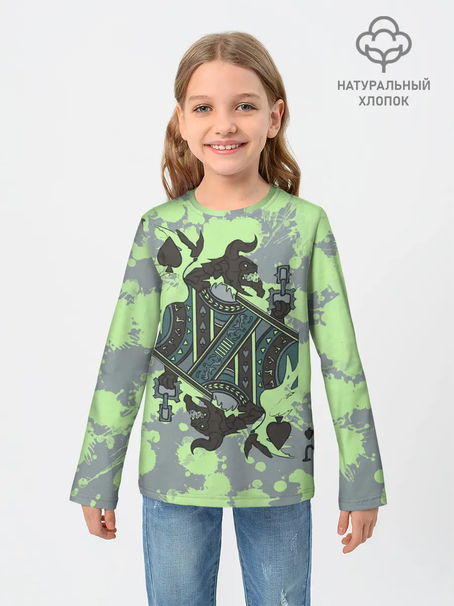 Детский лонгслив / Визаж | Dota 2