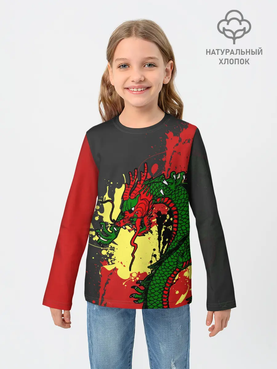 Детский лонгслив / Chinese dragon