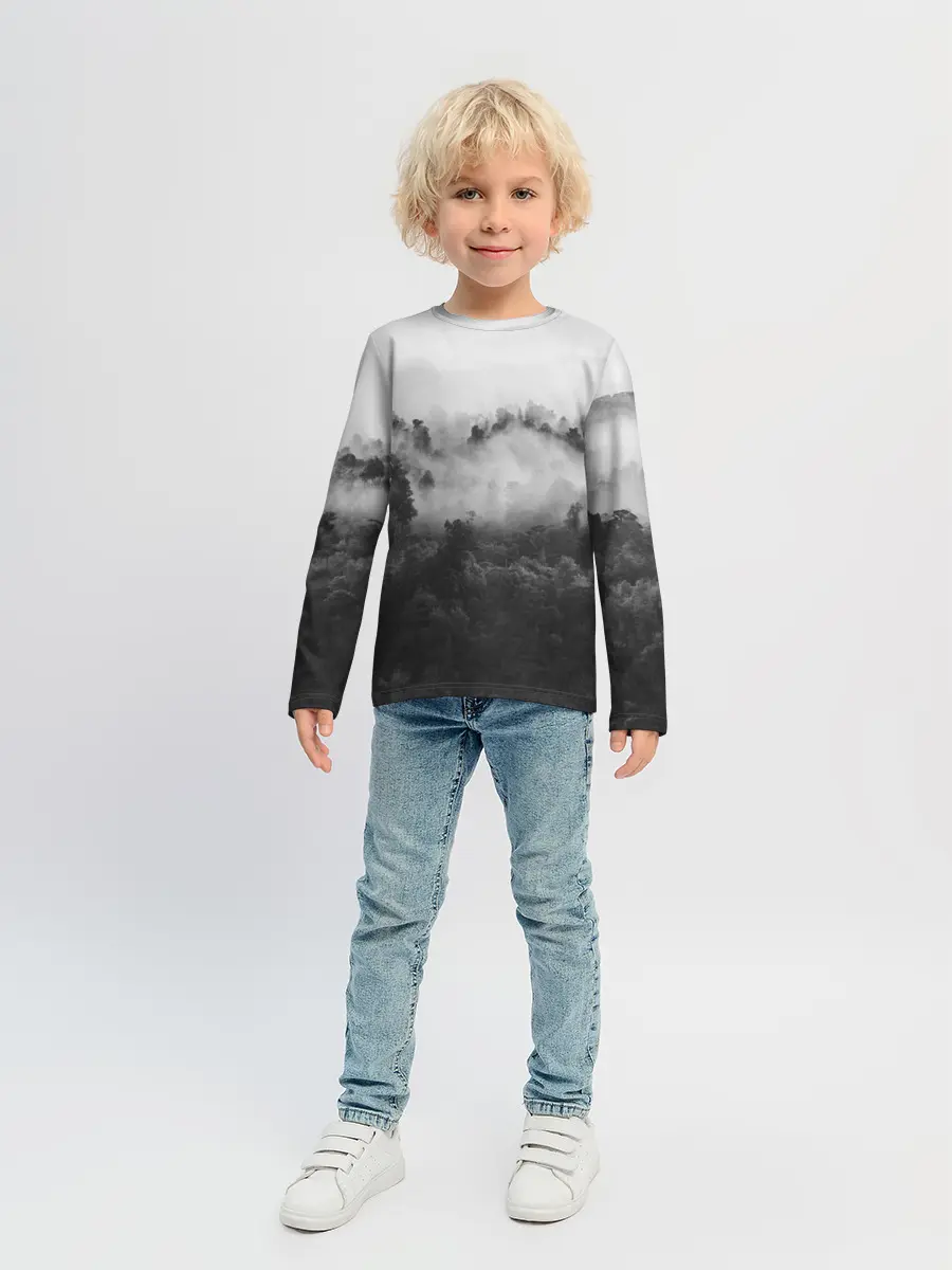 Детский лонгслив / Лес