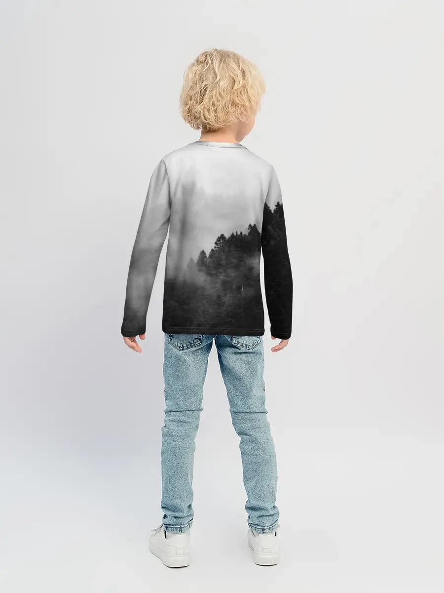 Детский лонгслив / Природа - Лес