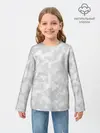 Детский лонгслив / СНЕЖНЫЙ КАМУФЛЯЖ