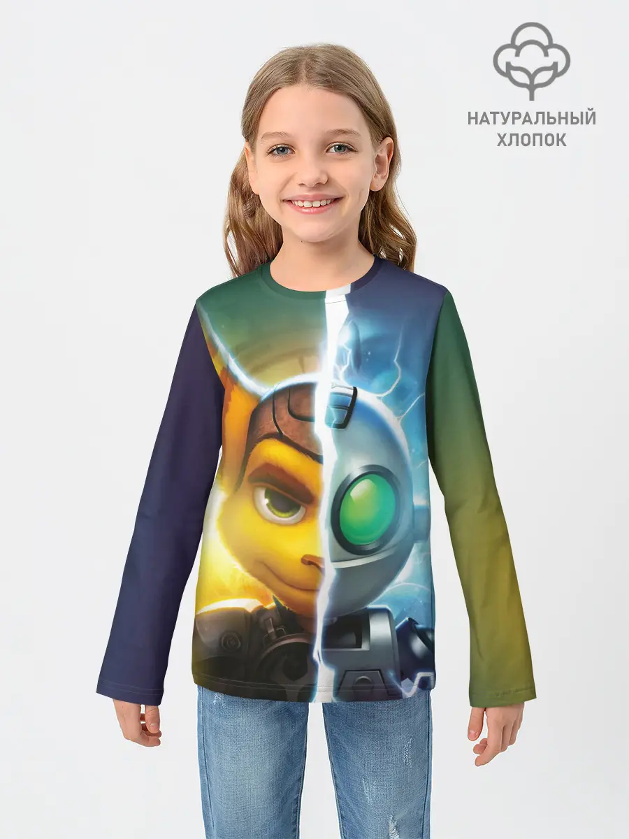 Детский лонгслив / Рэтчет и Кланr