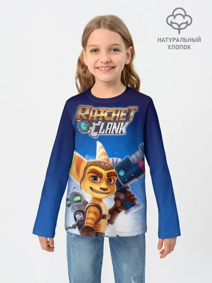 Детский лонгслив / Рэтчет и Кланr