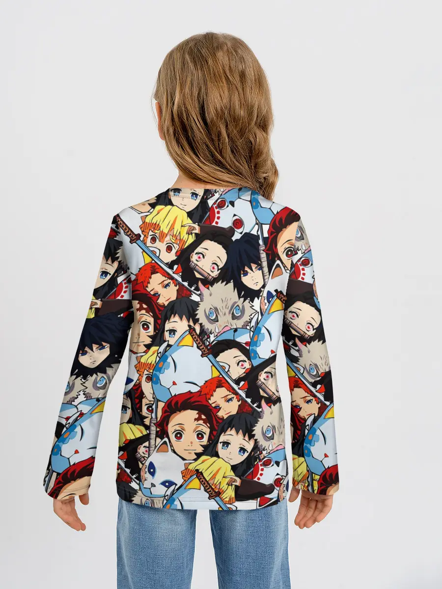 Детский лонгслив / КЛИНОК, РАССЕКАЮЩИЙ ДЕМОНОВ