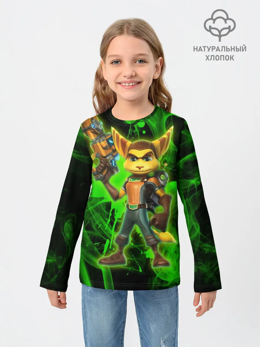 Детский лонгслив / Рэтчет и Кланr