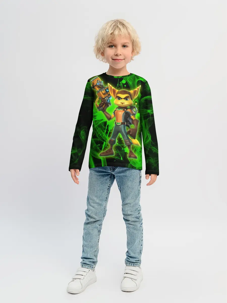 Детский лонгслив / Рэтчет и Кланr