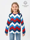 Детский лонгслив / Зигзаг