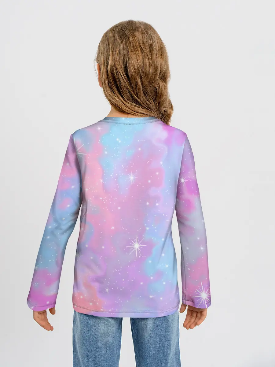 Детский лонгслив / Просто космос