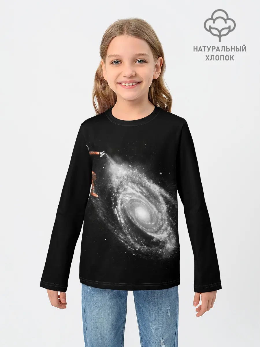 Детский лонгслив / Художник Космонавт