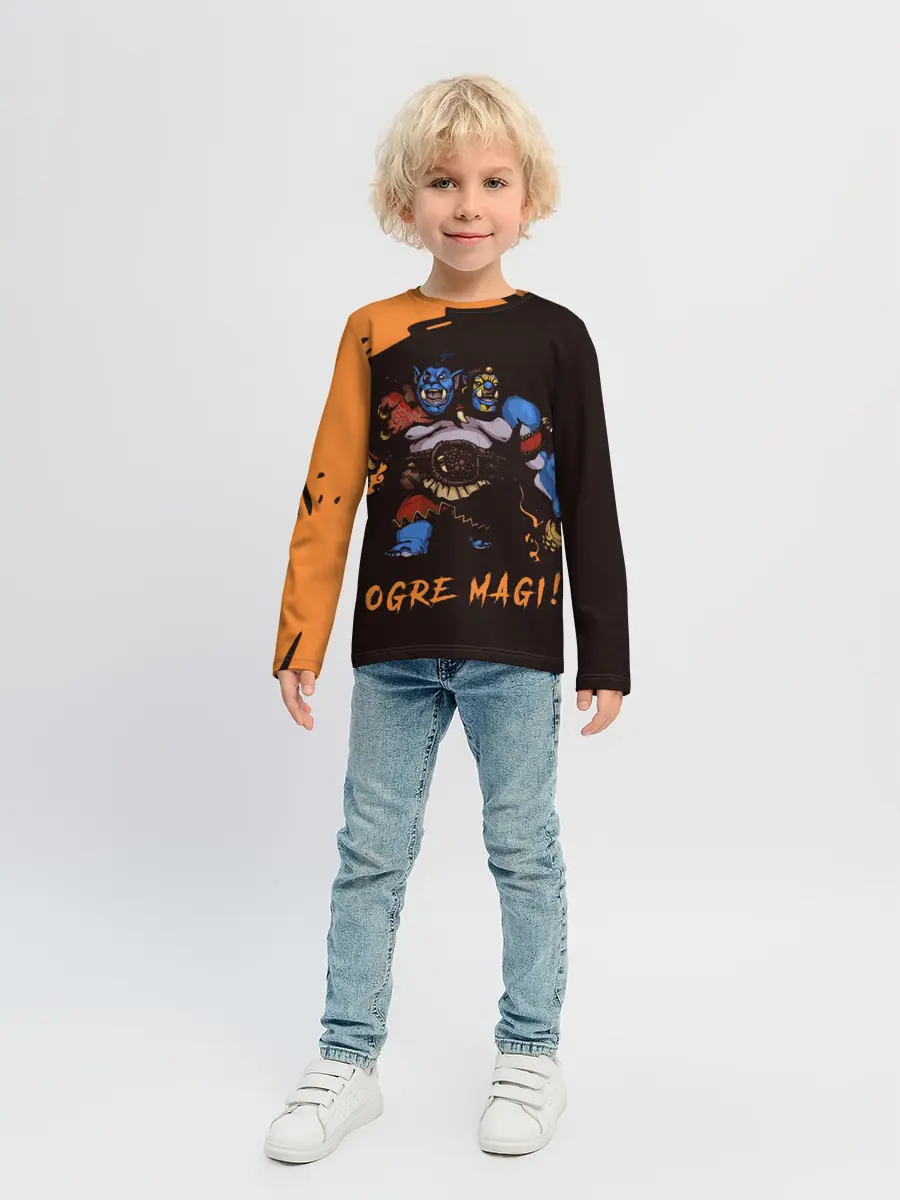 Детский лонгслив / Огр | Dota 2
