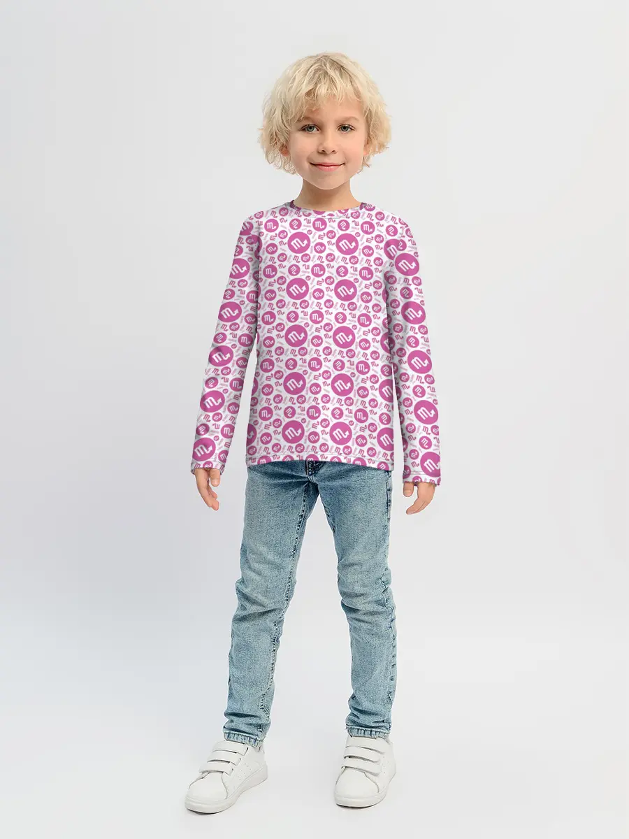 Детский лонгслив / Скорпион