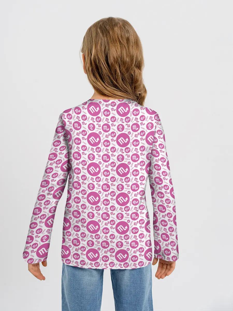 Детский лонгслив / Скорпион