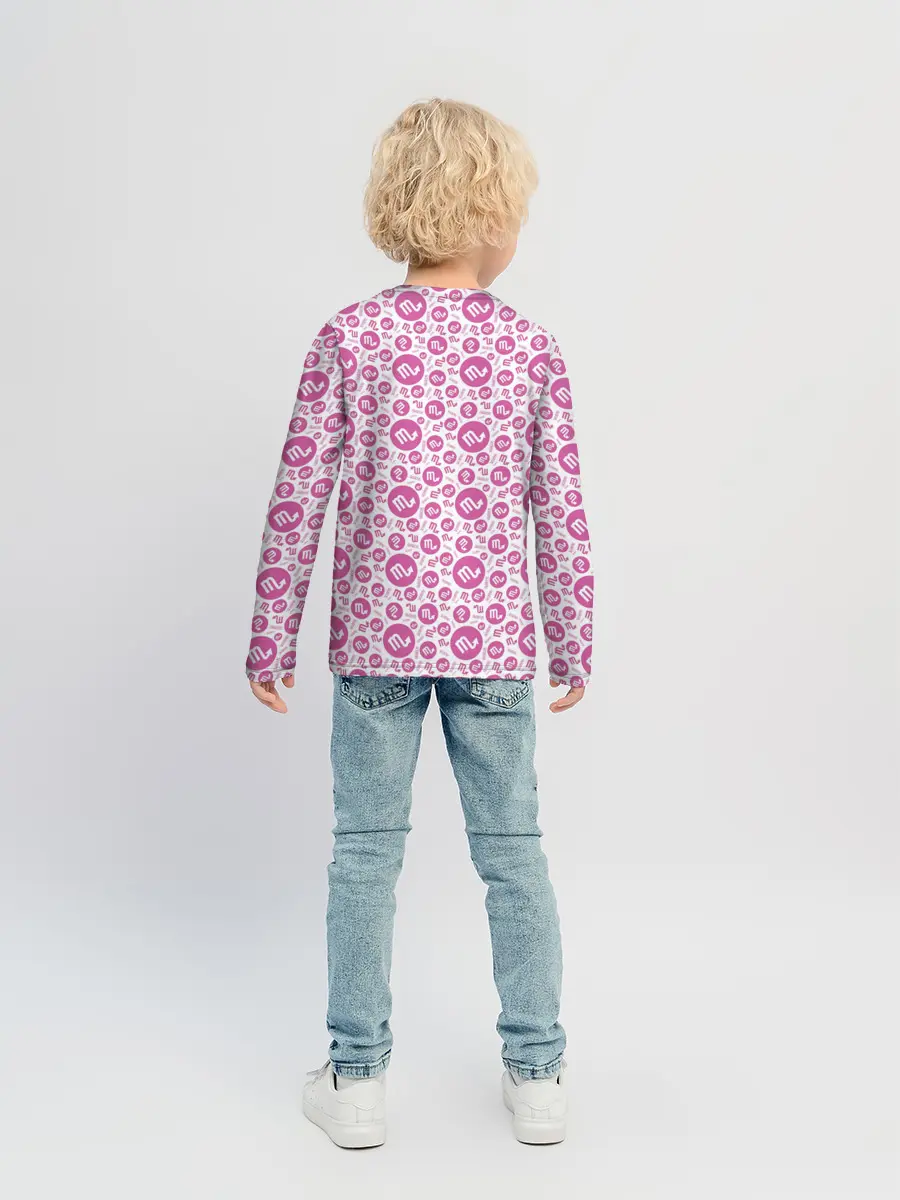 Детский лонгслив / Скорпион