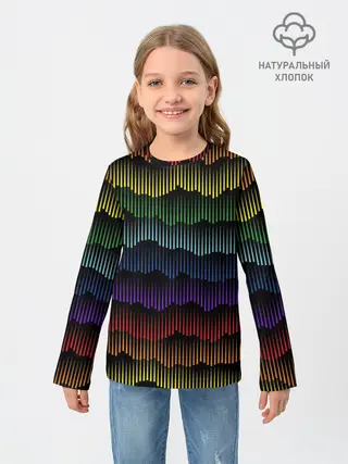 Детский лонгслив / Радуга