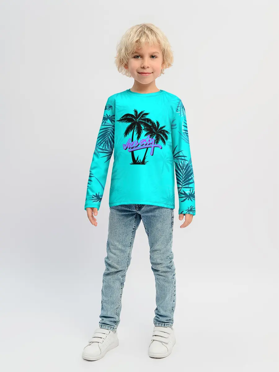 Детский лонгслив / GTA Vice City гавайка