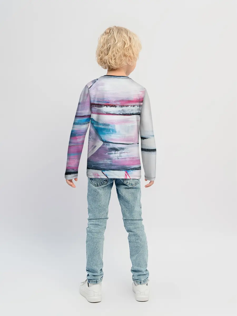 Детский лонгслив / Цветные мелки