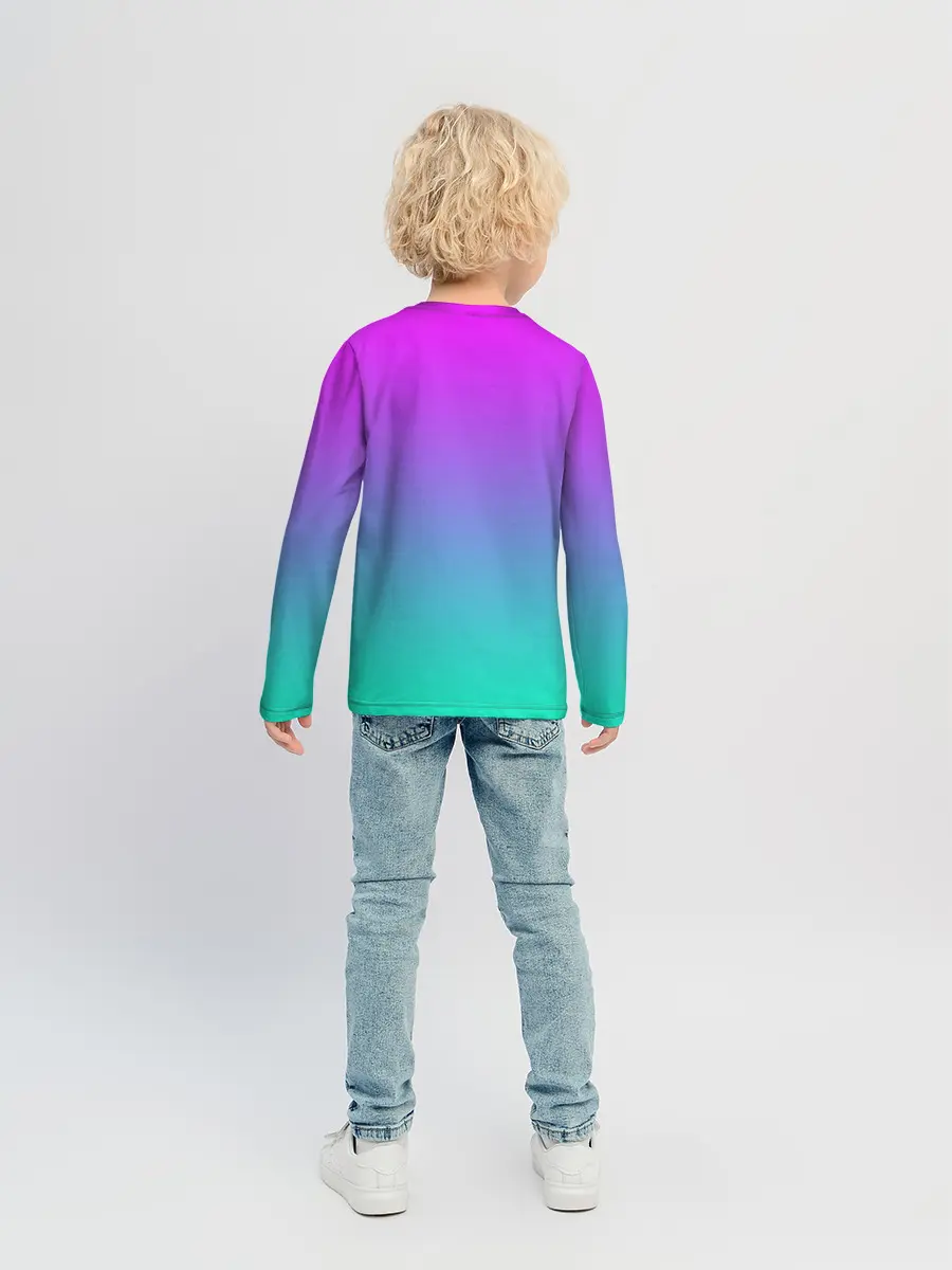 Детский лонгслив / Skittles | Черный