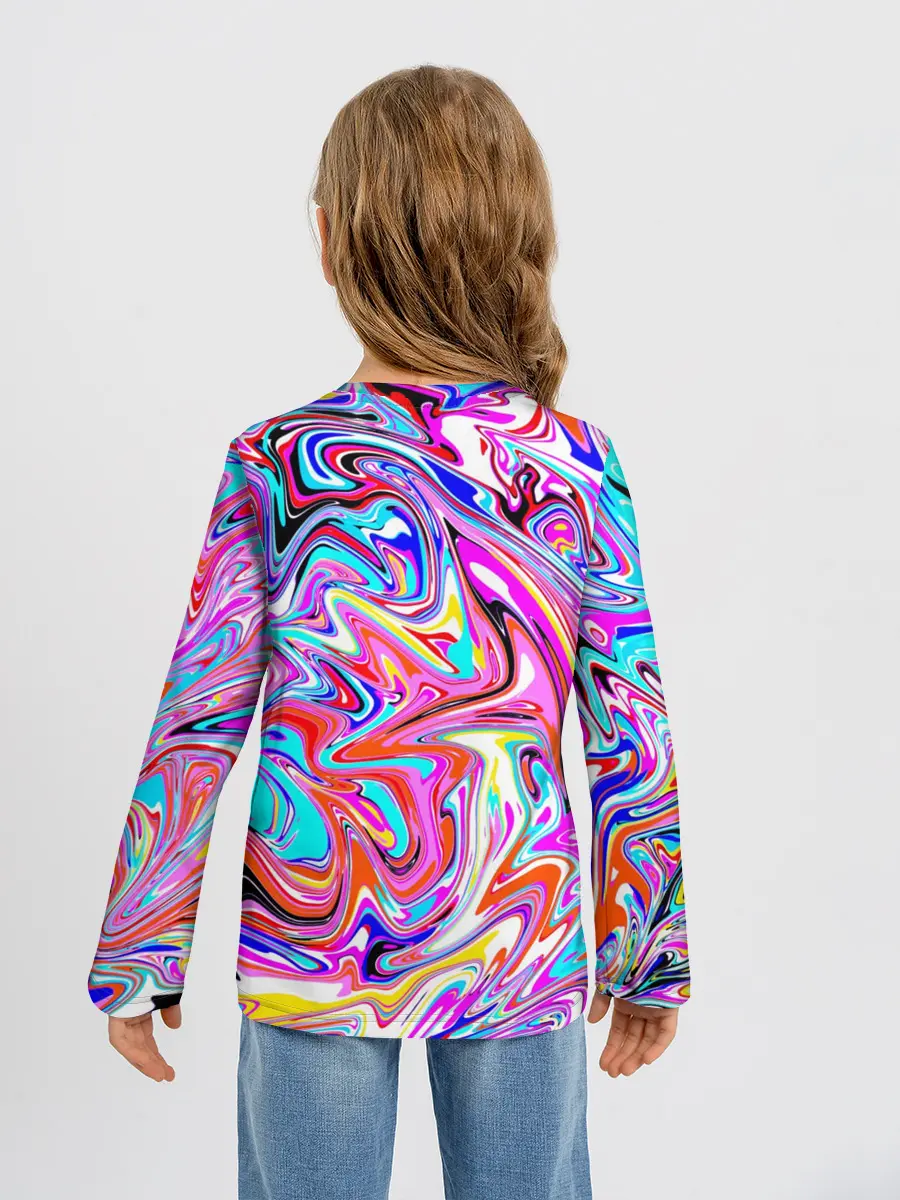 Детский лонгслив / ЖИДКИЕ КРАСКИ