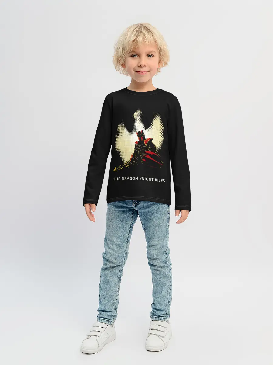 Детский лонгслив / Рыцарь дракон | Dota 2