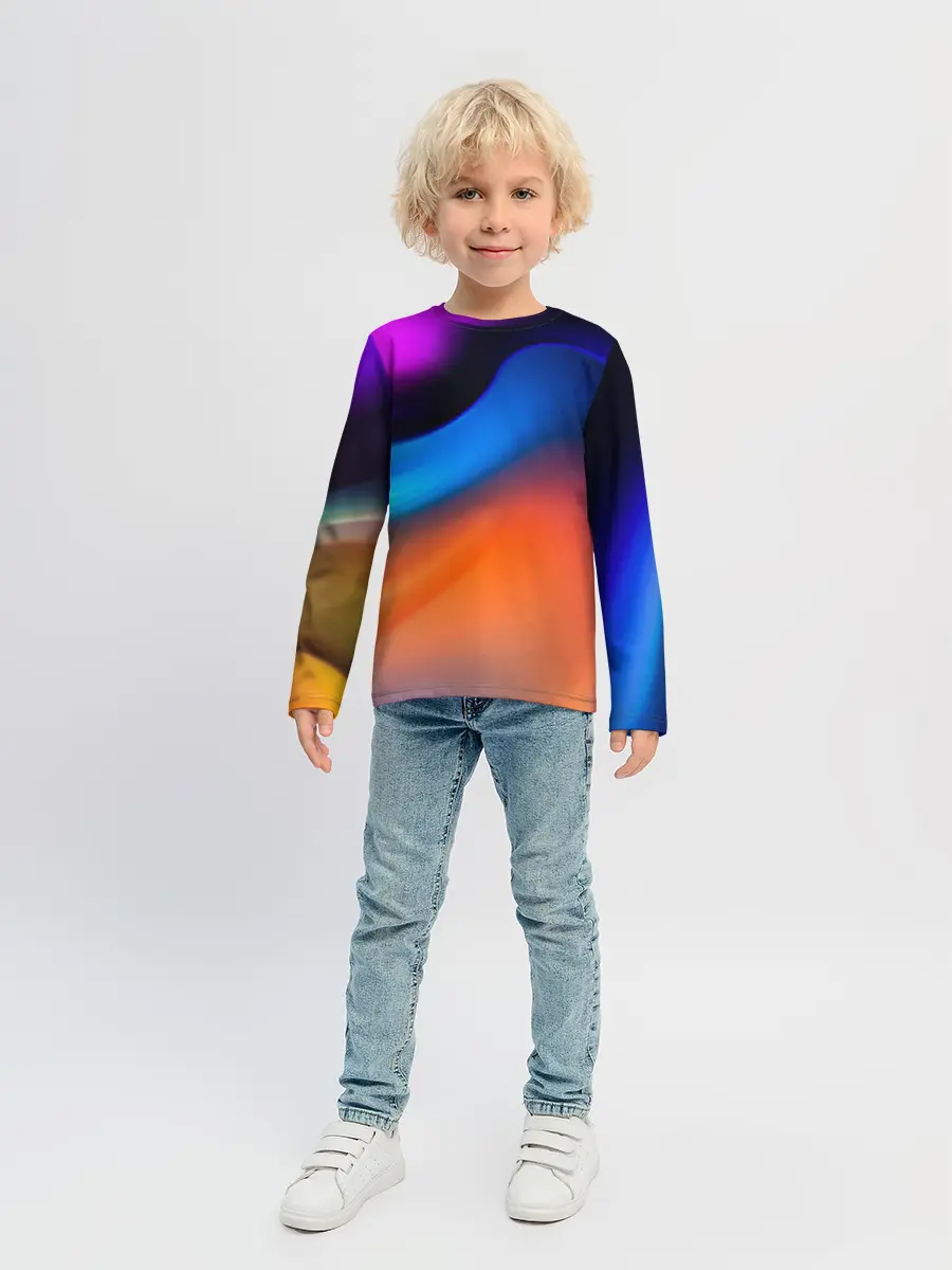 Детский лонгслив / Цветной шум