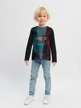 Детский лонгслив / RUST | ALWAYS ONLINE | РАСТ